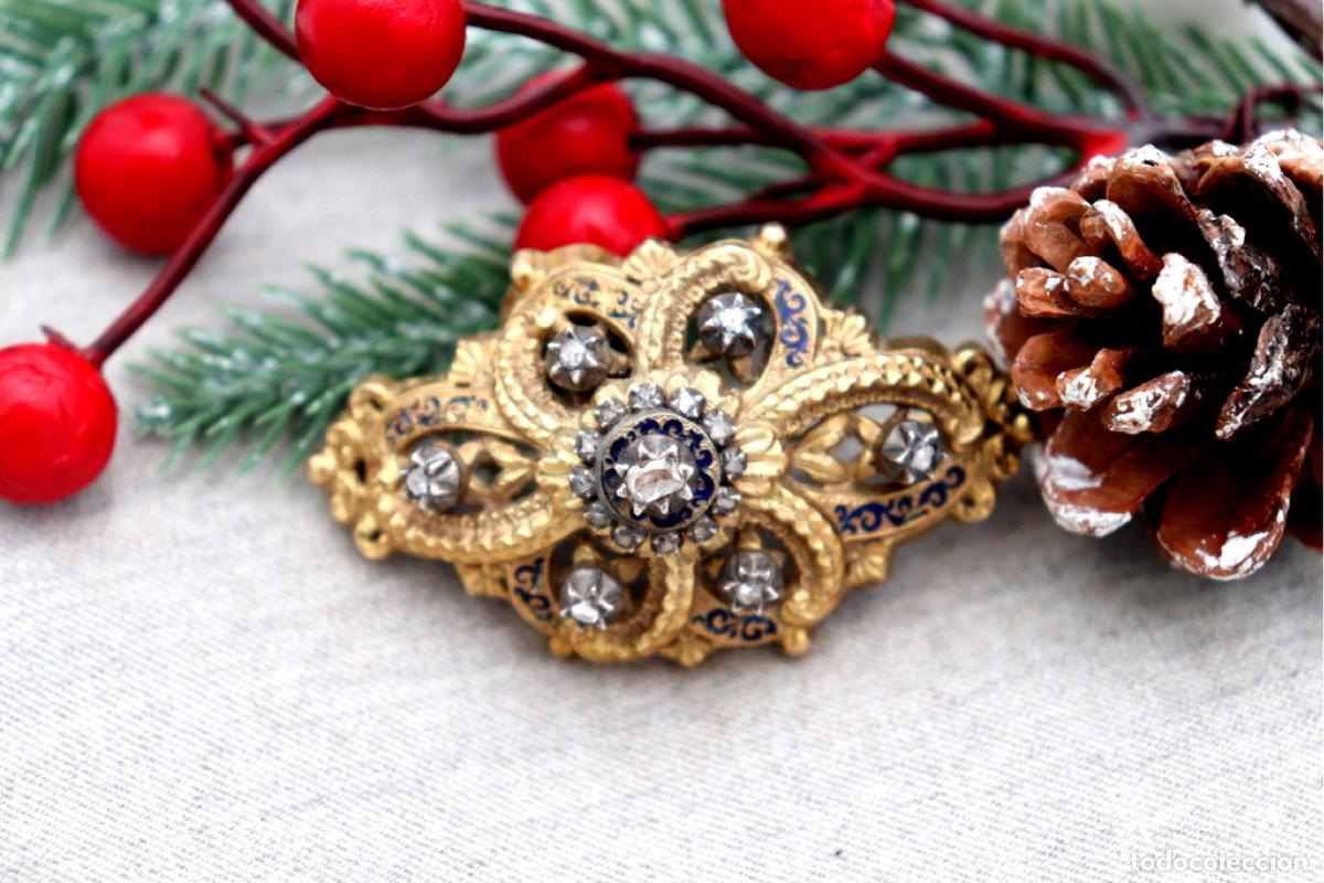 Joyeria: Broche de oro de 19,2 quilates con diamantes - Foto 3