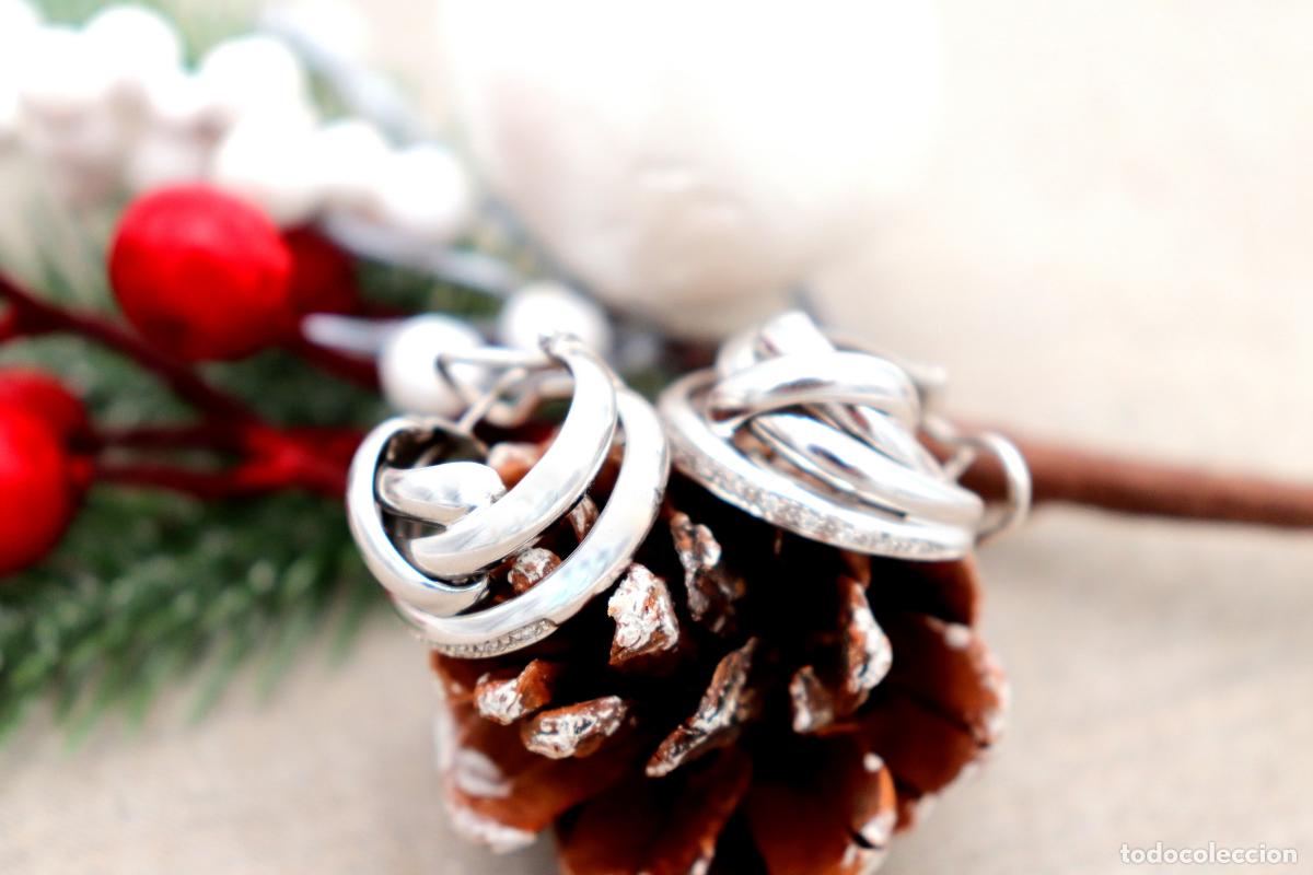 Joyeria: Pendientes de oro de 19,2 quilates con diamantes - Foto 7