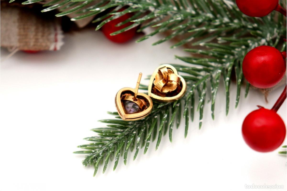 Joyeria: Pendientes de oro de 19,2 quilates con diamantes - Foto 2
