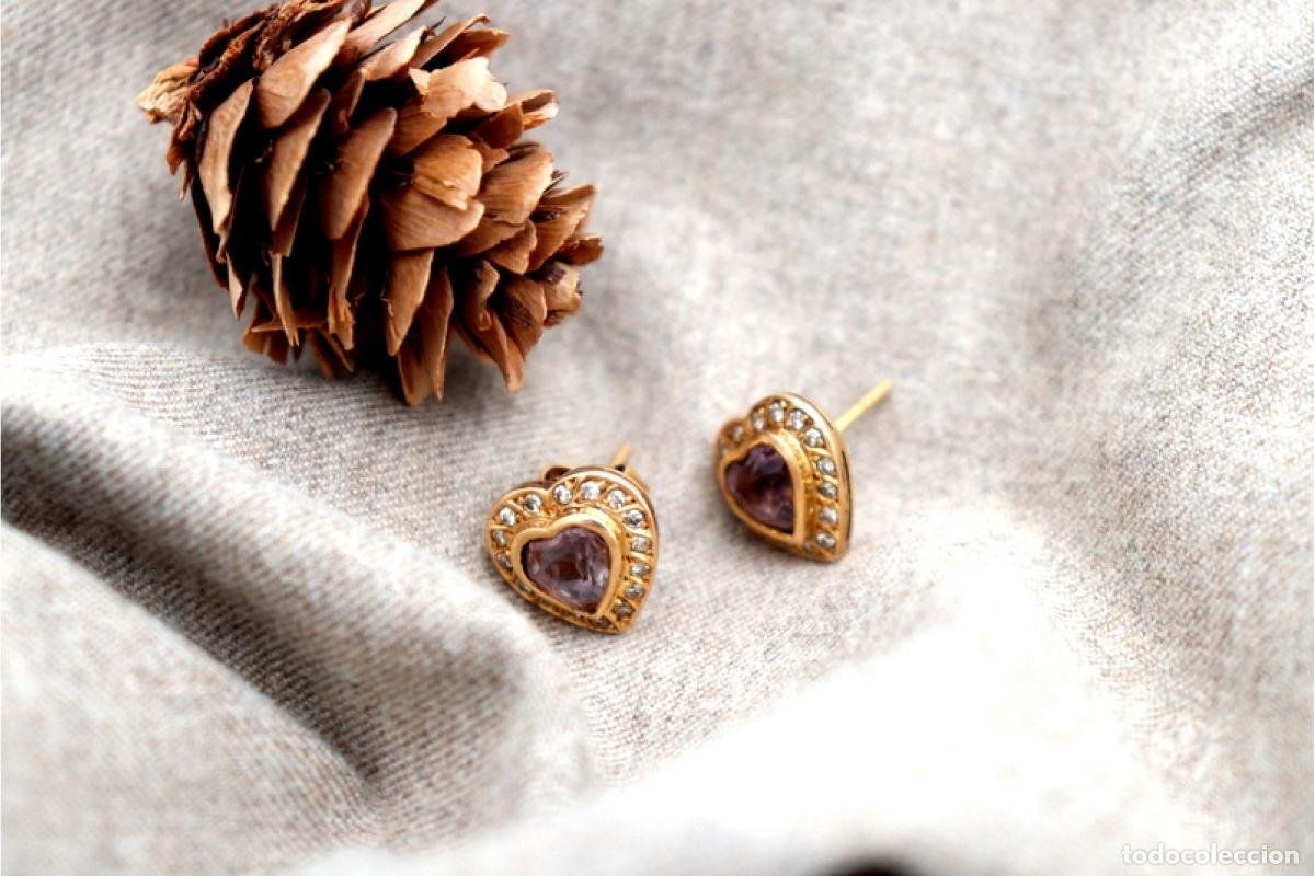 Joyeria: Pendientes de oro de 19,2 quilates con diamantes - Foto 3