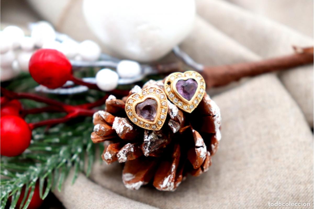 Joyeria: Pendientes de oro de 19,2 quilates con diamantes - Foto 4