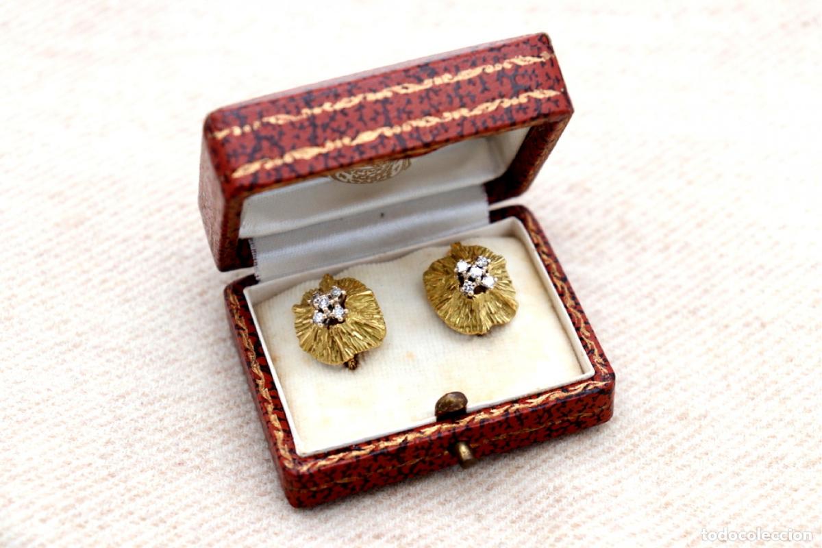 Joyeria: Pendientes de oro de 19,2 quilates con diamantes - Foto 8