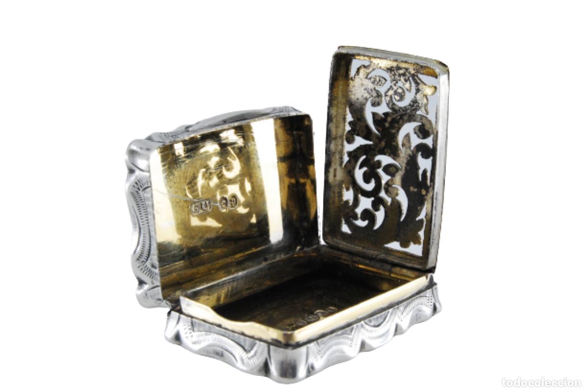 Joyeria: Caja de vinagretas, en oro y plata. - Foto 1