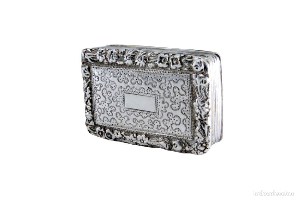 Schmuck: Caja de vinagreta de oro y plata, del reinado de Jorge IV.