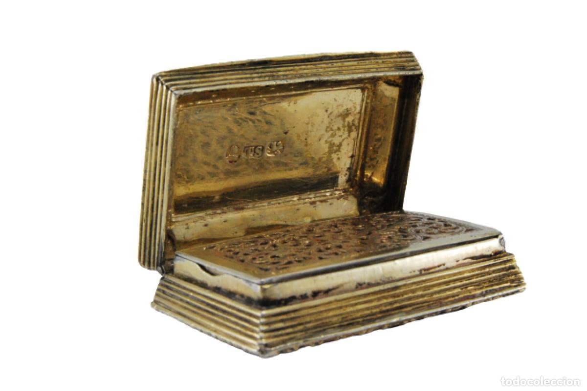 Schmuck: Caja de vinagreta de oro y plata, del reinado de Jorge IV.