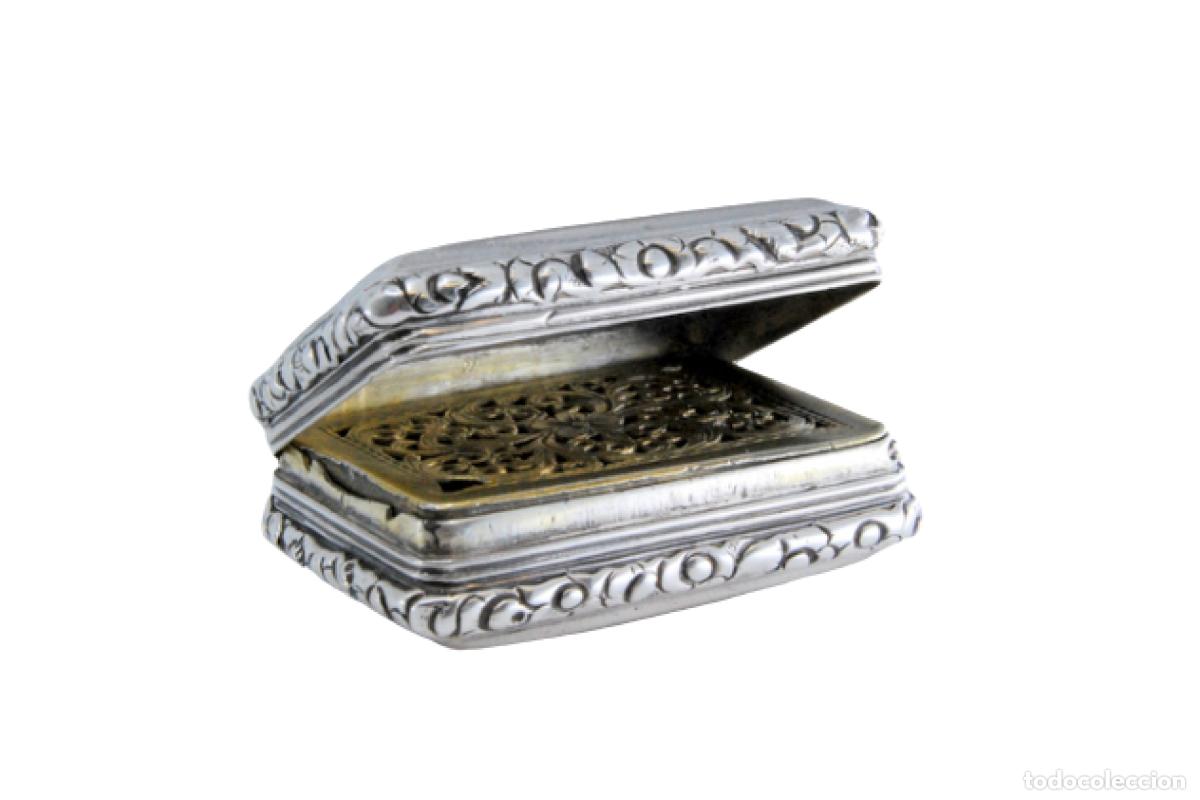 Schmuck: Caja de vinagreta de oro y plata, del reinado de Jorge IV.