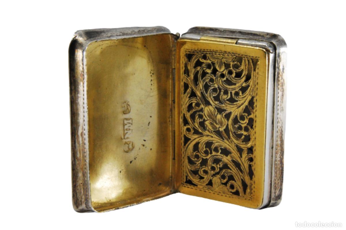 Schmuck: Caja de vinagreta de oro y plata, del reinado de Jorge IV.
