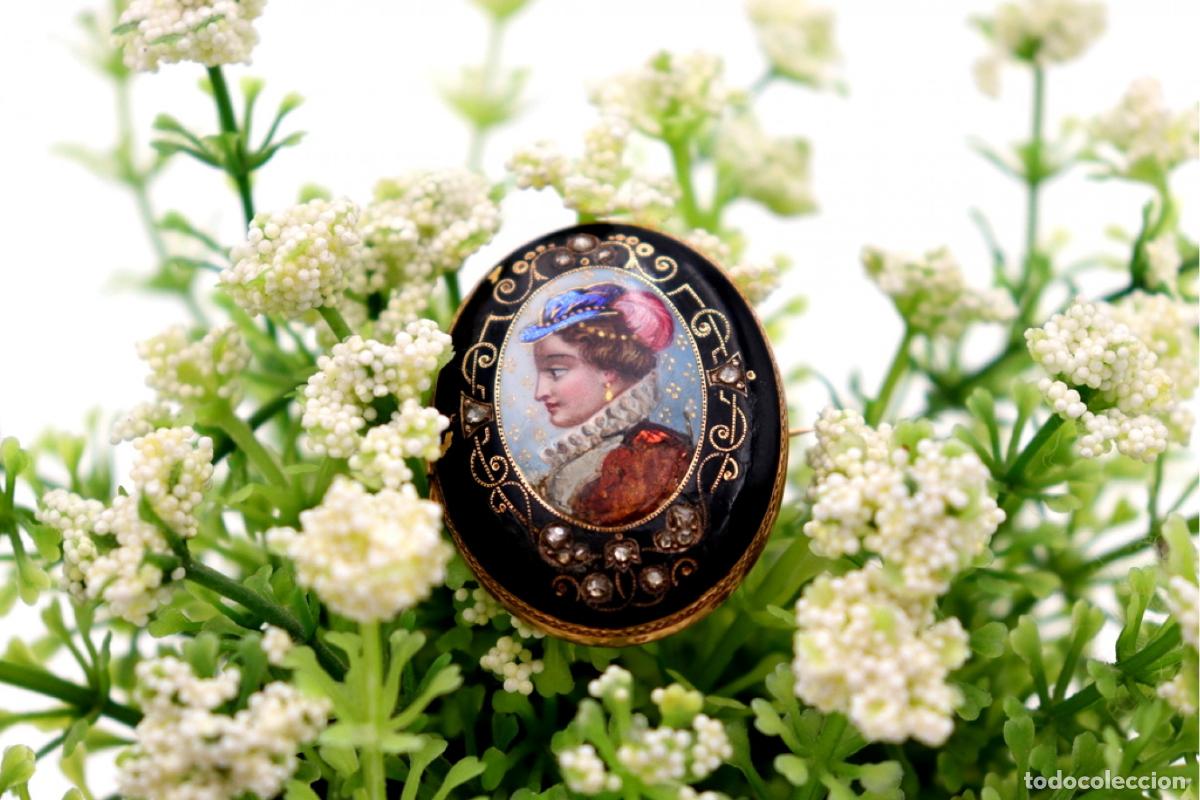 Joyeria: Broche de oro de 17 quilates con diamantes - Foto 2