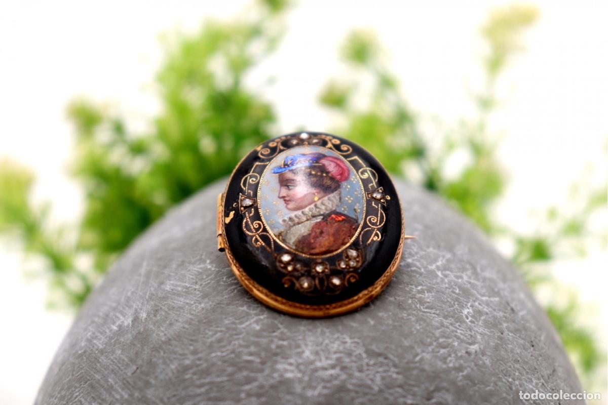 Joyeria: Broche de oro de 17 quilates con diamantes - Foto 5