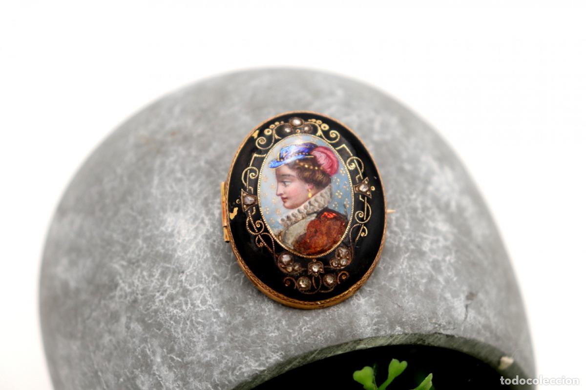 Joyeria: Broche de oro de 17 quilates con diamantes - Foto 6