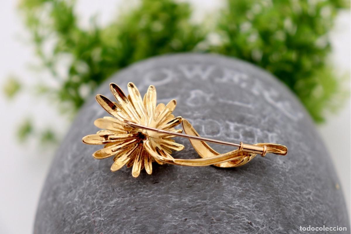 Joyeria: Broche de oro de 18 quilates con diamantes - Foto 6