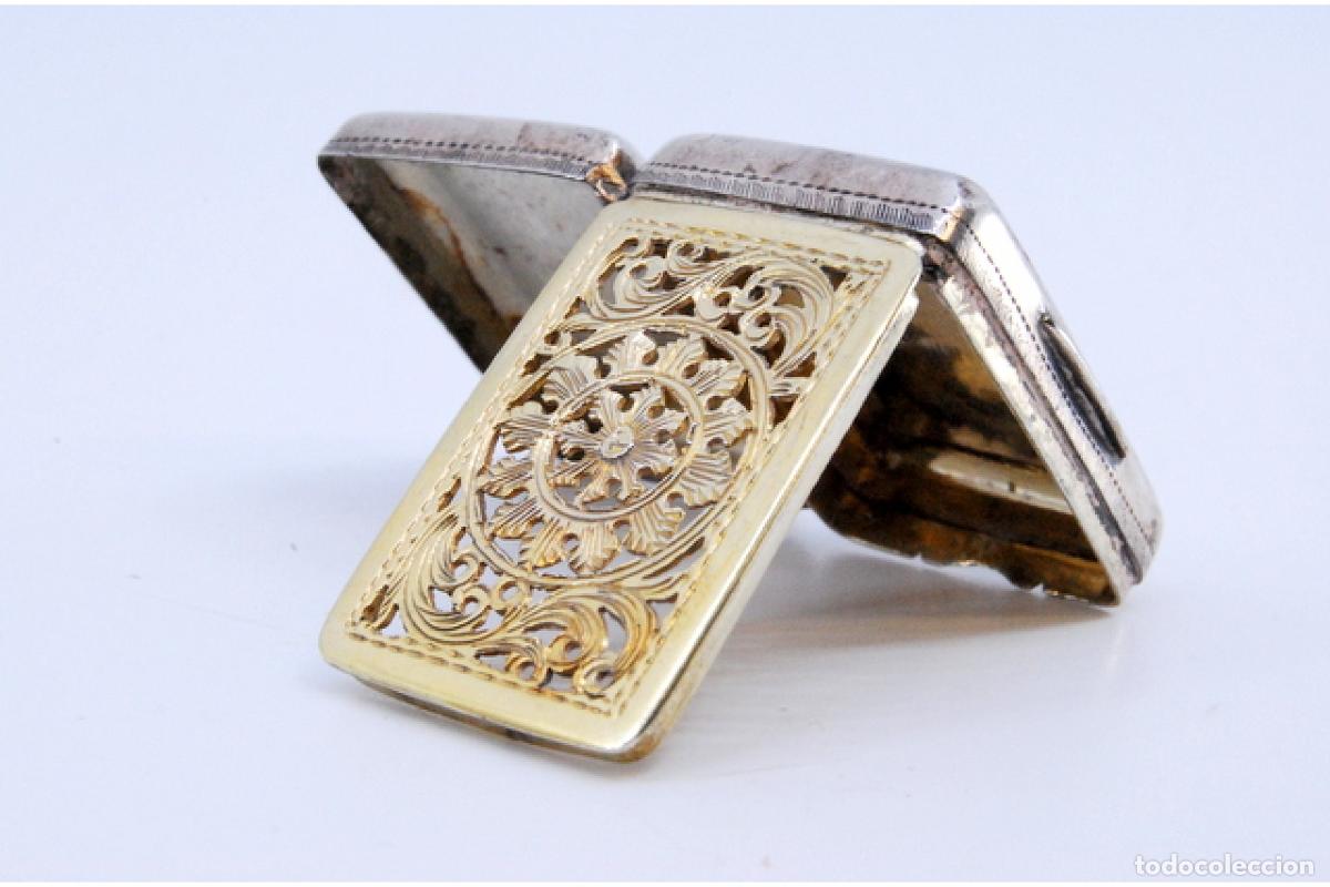 Joyeria: Caja de vinagreta de plata del reinado de Jorge V. - Foto 2