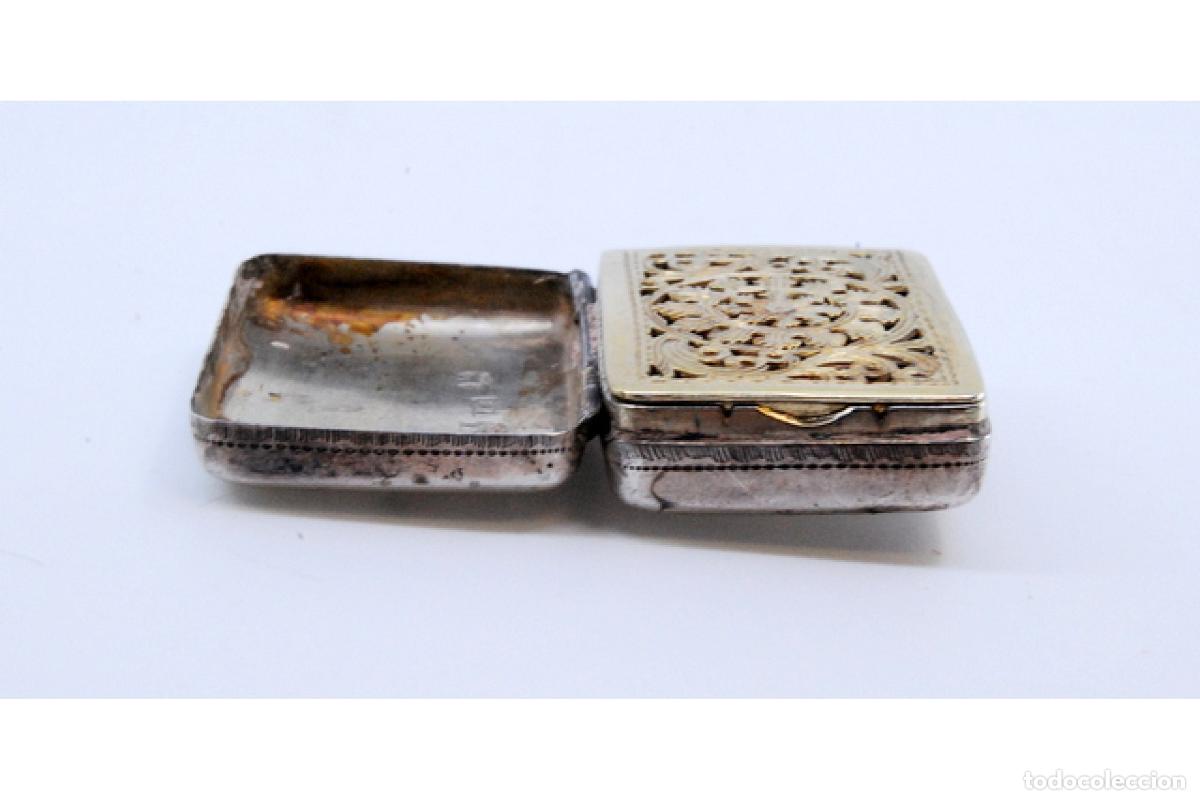 Joyeria: Caja de vinagreta de plata del reinado de Jorge V. - Foto 6