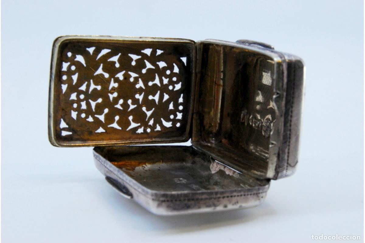 Joyeria: Caja de vinagreta de plata del reinado de Jorge V. - Foto 9