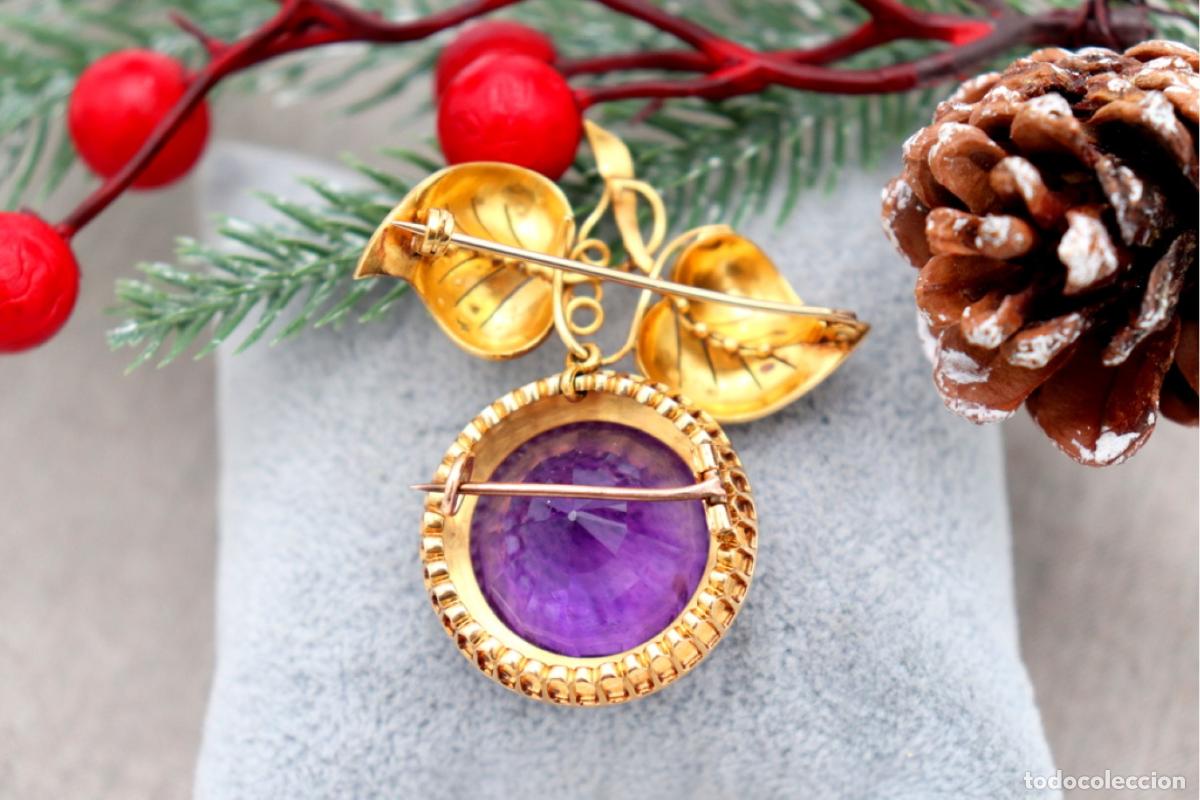 Joyeria: Broche de oro de 18 quilates con perlas - Foto 2