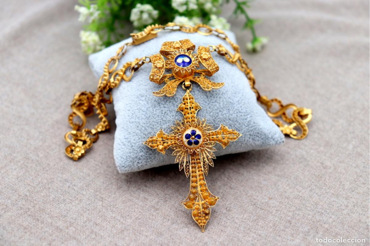 Jewelry: Collar de oro de 19,2 quilates