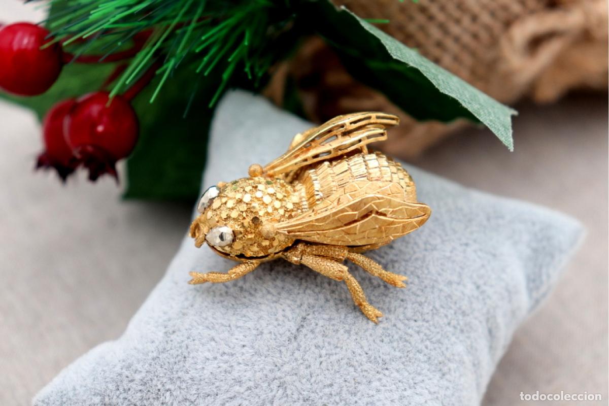 Joyeria: Broche de oro de 19,2 quilates - Abeja - Foto 2