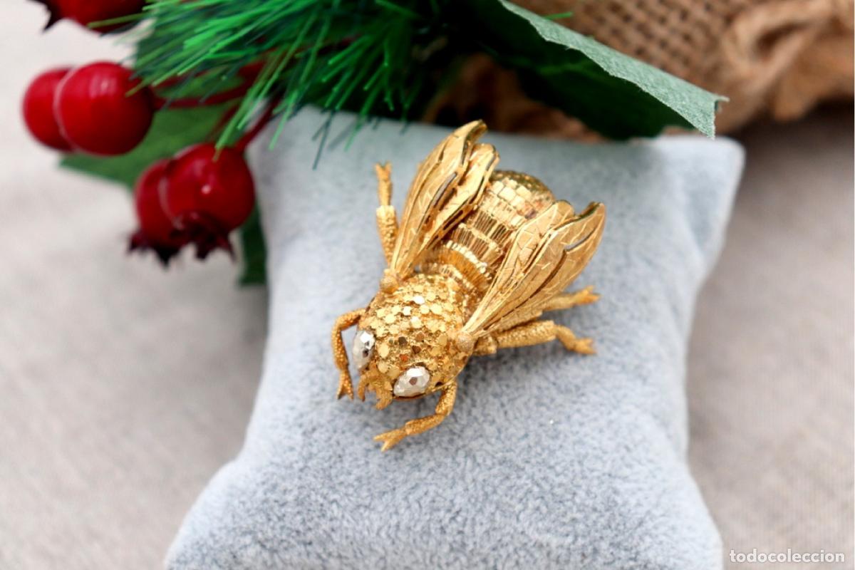 Joyeria: Broche de oro de 19,2 quilates - Abeja - Foto 4
