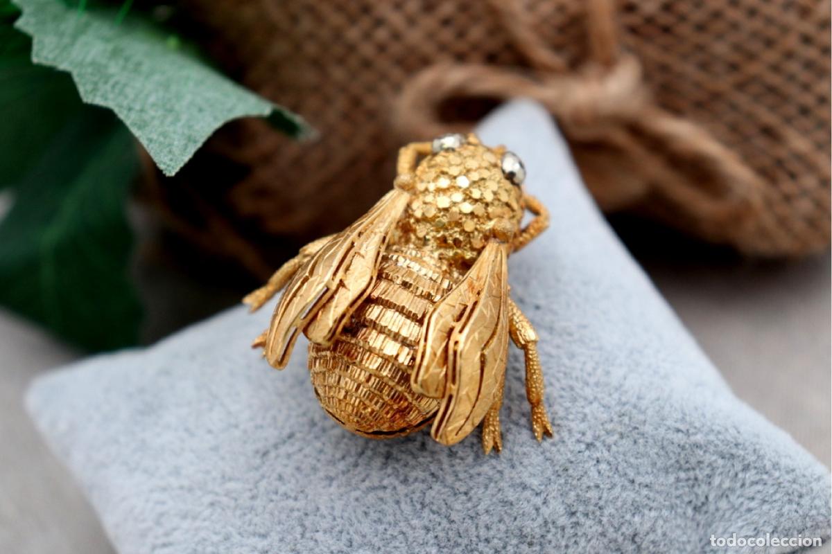 Joyeria: Broche de oro de 19,2 quilates - Abeja - Foto 5
