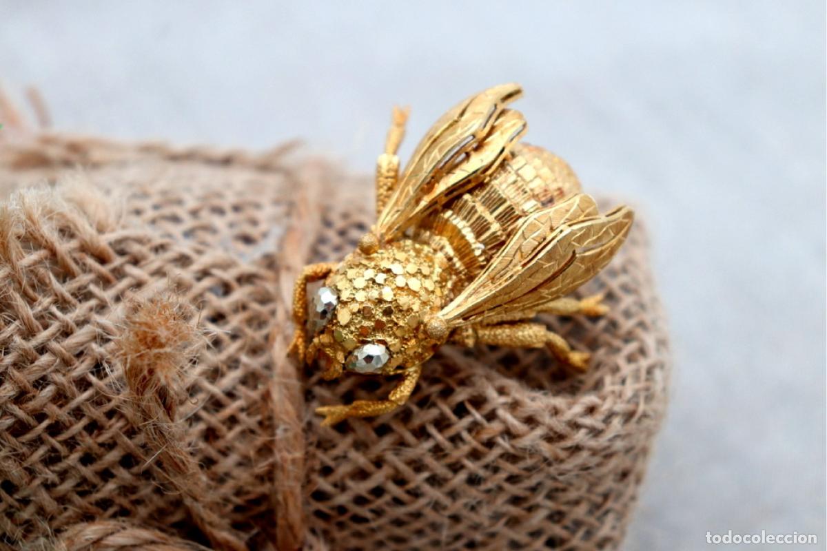 Joyeria: Broche de oro de 19,2 quilates - Abeja - Foto 8