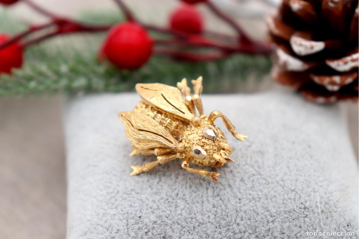 Joyeria: Broche de oro de 19,2 quilates - Abeja - Foto 3