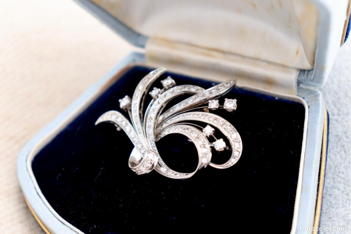 Joyeria: Broche de oro de 19,2 quilates con diamantes - Foto 3