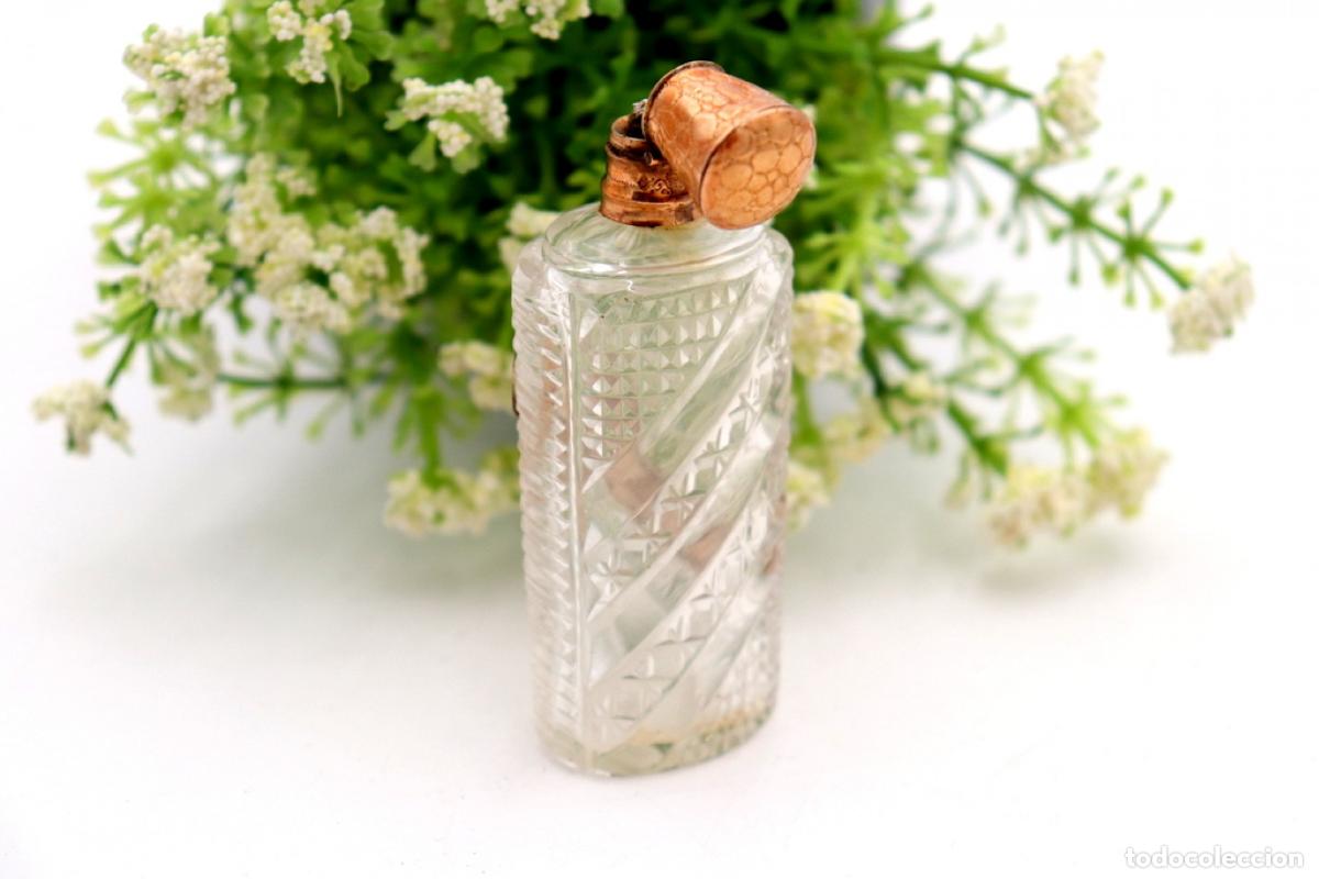 Joyeria: Frasco de perfume, fabricado en cristal y oro de 15K. - Foto 5