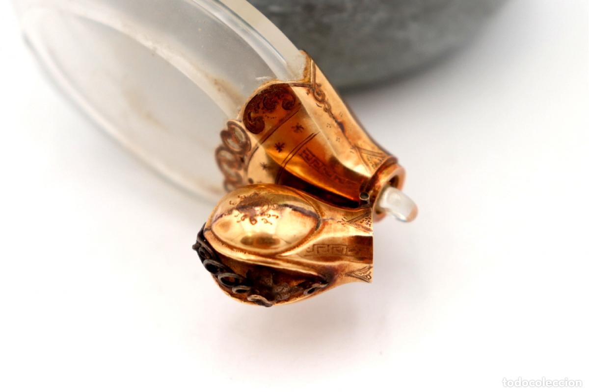Joyeria: Frasco de perfume, fabricado en cristal y oro de 15K. - Foto 2