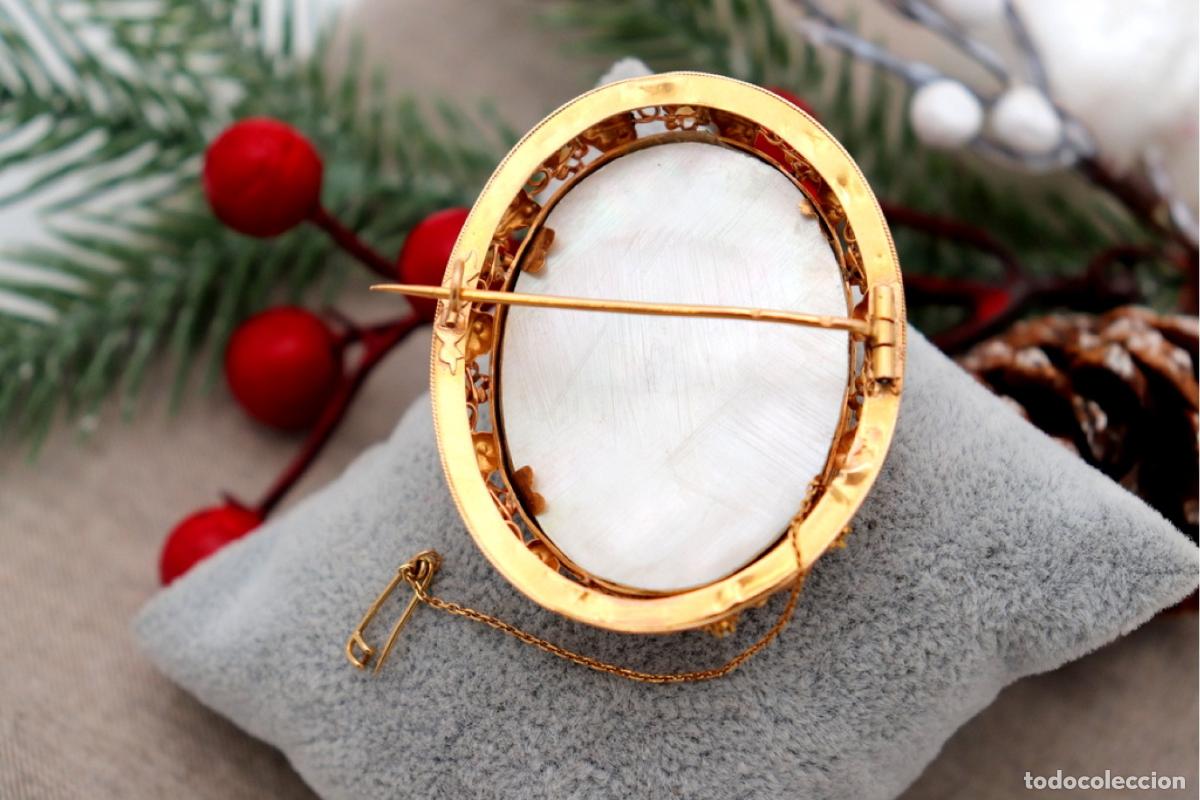 Joyeria: Broche de oro de 19,2 quilates con perlas - Foto 6