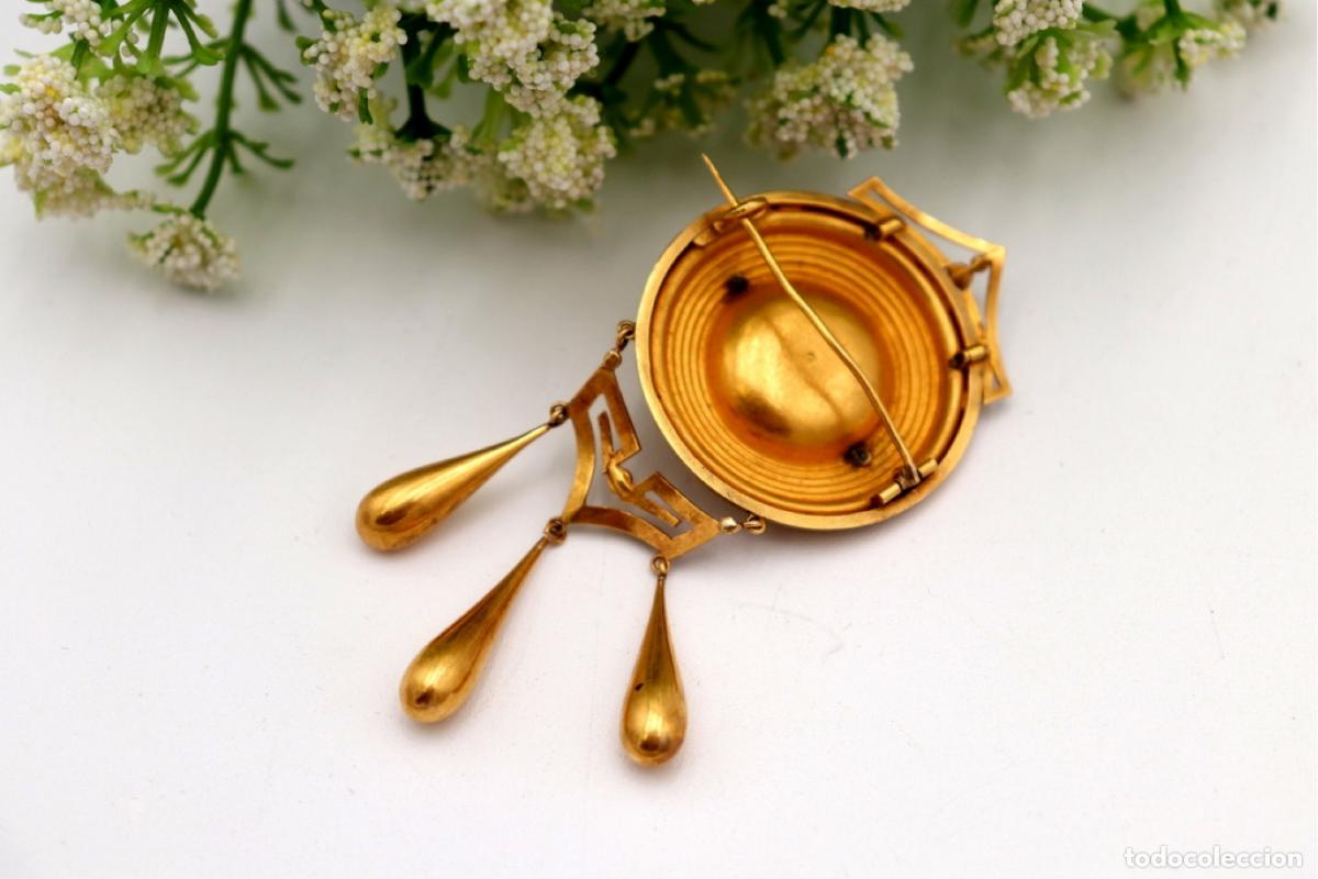 Joyeria: Broche de oro de 19,2 quilates con perlas - Foto 6