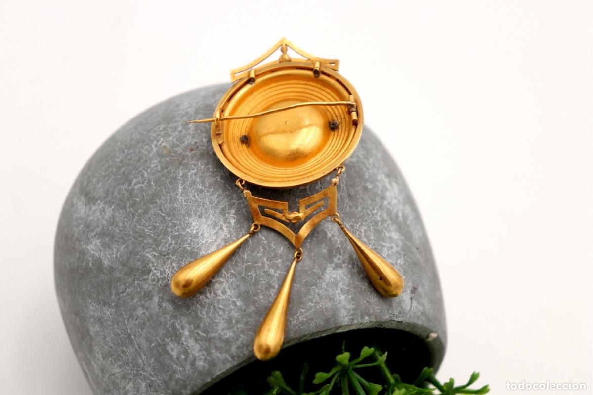 Joyeria: Broche de oro de 19,2 quilates con perlas - Foto 7