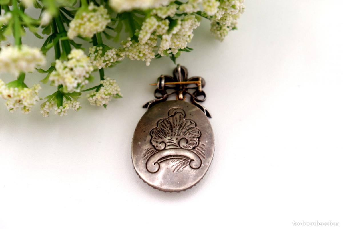 Joyeria: Broche en oro y plata de 19,2K - Lazo - Foto 5