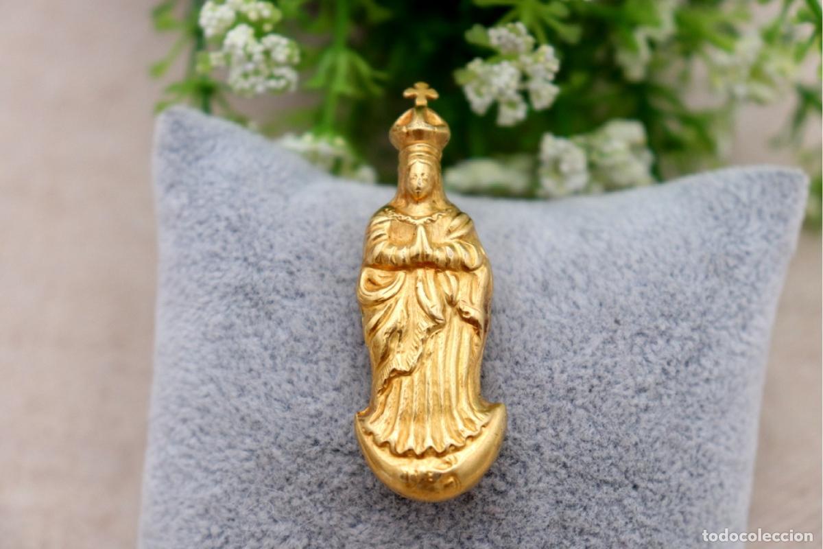 Joaillerie: Colgante de Oro 19,2K - Nuestra Se&ntilde;ora de la Inmaculada Concepci&oacute;n