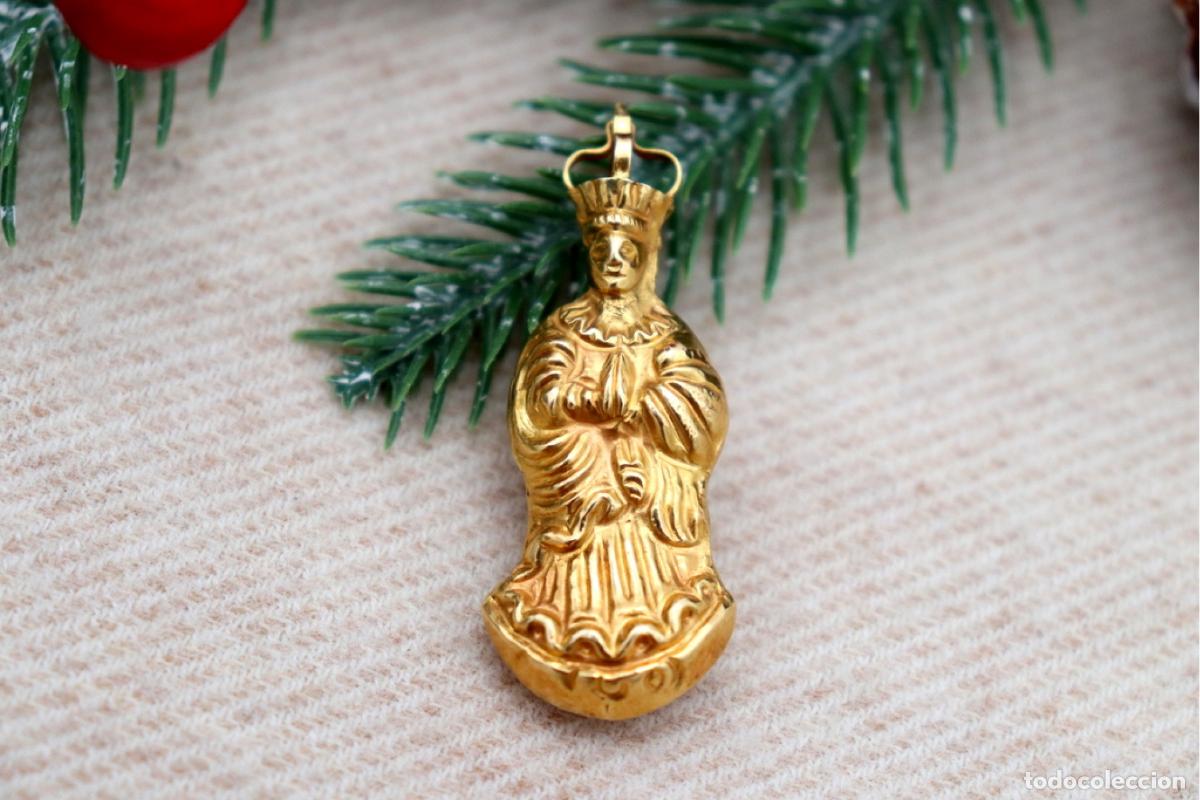 Joaillerie: Colgante de Oro 19,2K - Nuestra Se&ntilde;ora de la Inmaculada Concepci&oacute;n