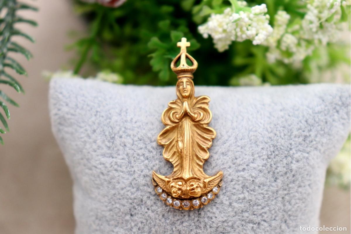 Joaillerie: Colgante de Oro 19,2K - Nuestra Se&ntilde;ora de la Inmaculada Concepci&oacute;n
