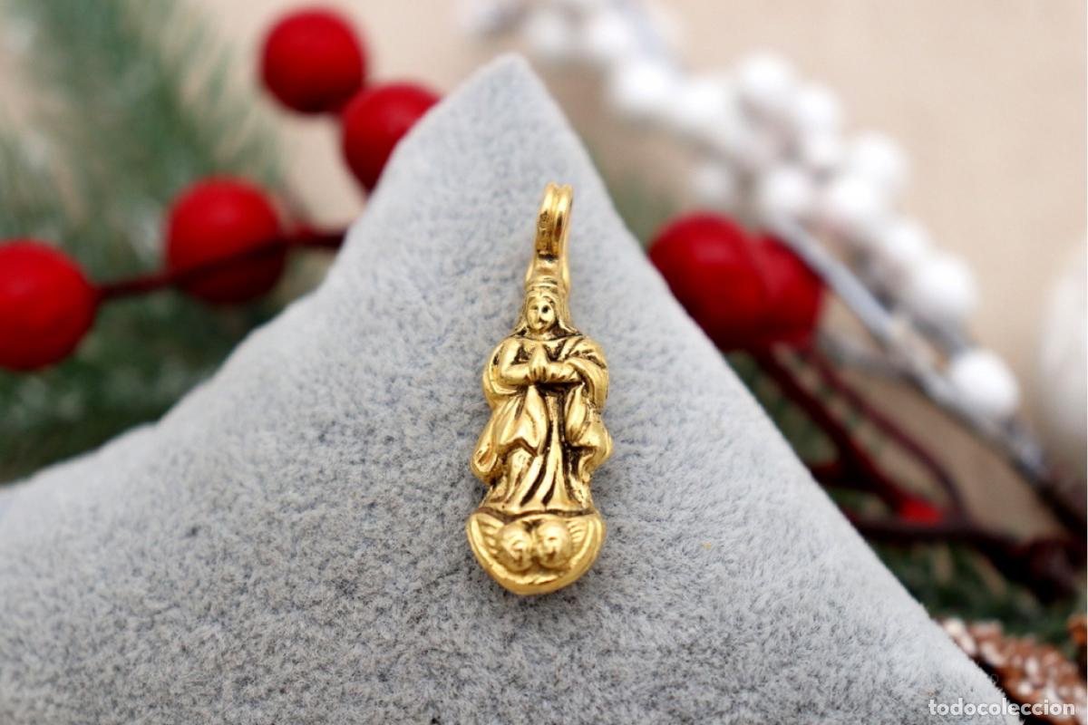 Joaillerie: Colgante de Oro 19,2K - Nuestra Se&ntilde;ora de la Inmaculada Concepci&oacute;n