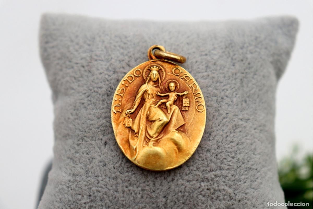 Joalharia: Colgante de Oro 19,2K - Nuestra Se&ntilde;ora del Carmen y Sagrado Coraz&oacute;n de Jes&uacute;s