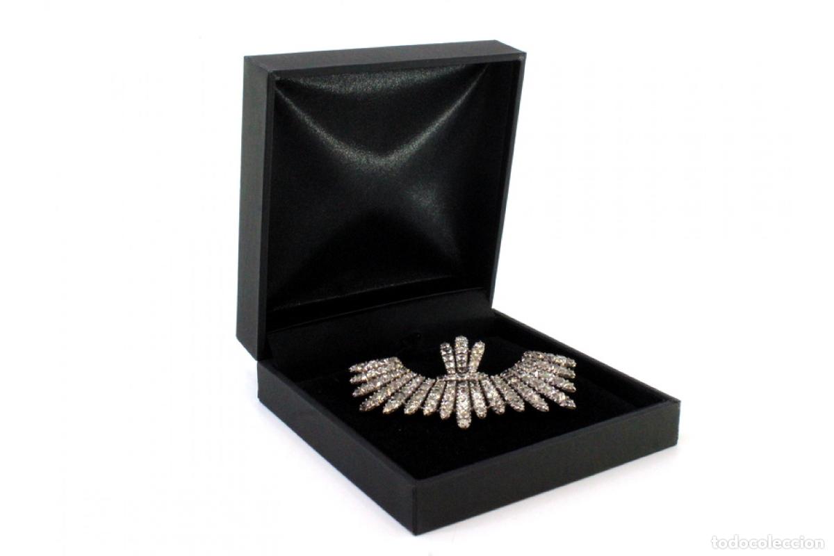 Joyeria: Broche en oro de 19,2K y plata con espinelas. - Foto 10