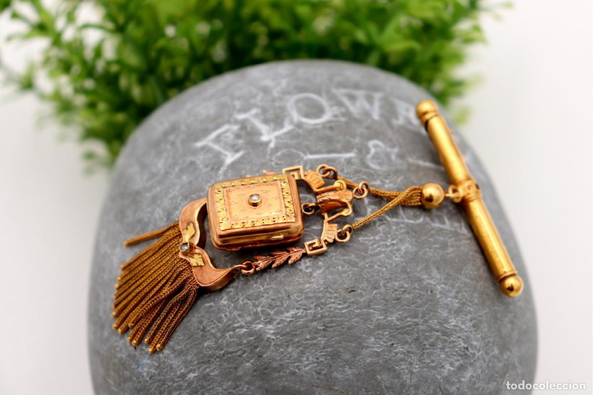 Joyeria: Broche con medall&oacute;n de oro de 18 quilates - Foto 7