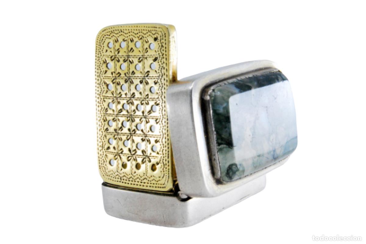 Schmuck: Caja de vinagretas, en oro y plata.