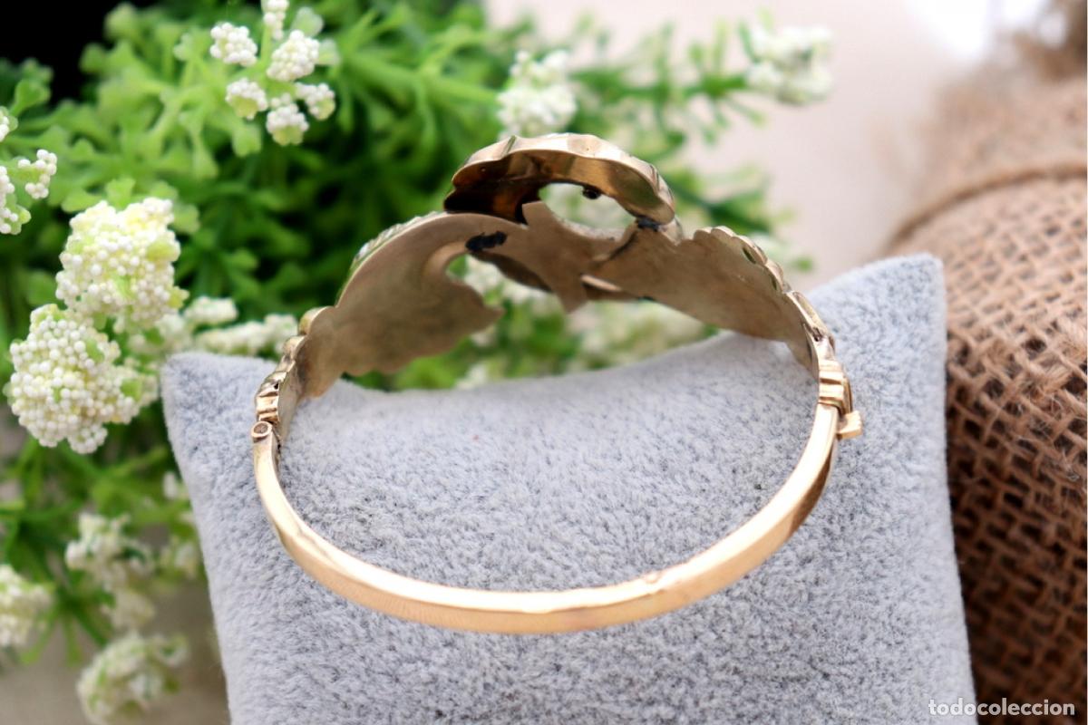 Joyeria: Pulsera de oro de 15 quilates con rub&iacute;es y perla - Foto 4