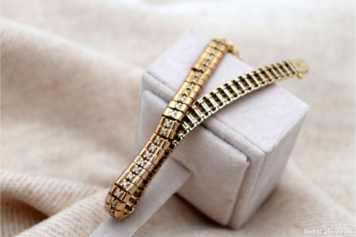 Joyeria: Pulsera de oro de 15 quilates con diamantes - Foto 6