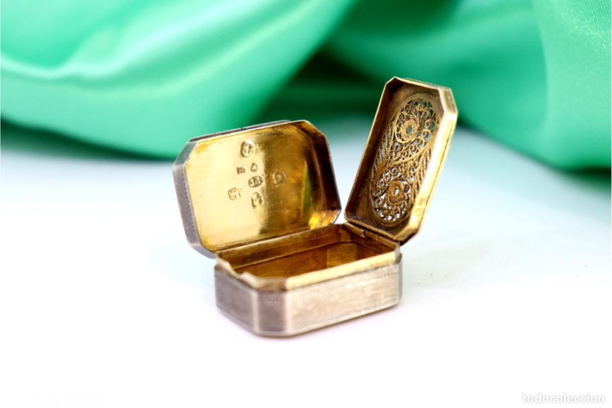 Joyeria: Caja de vinagretas, en oro y plata. - Foto 2