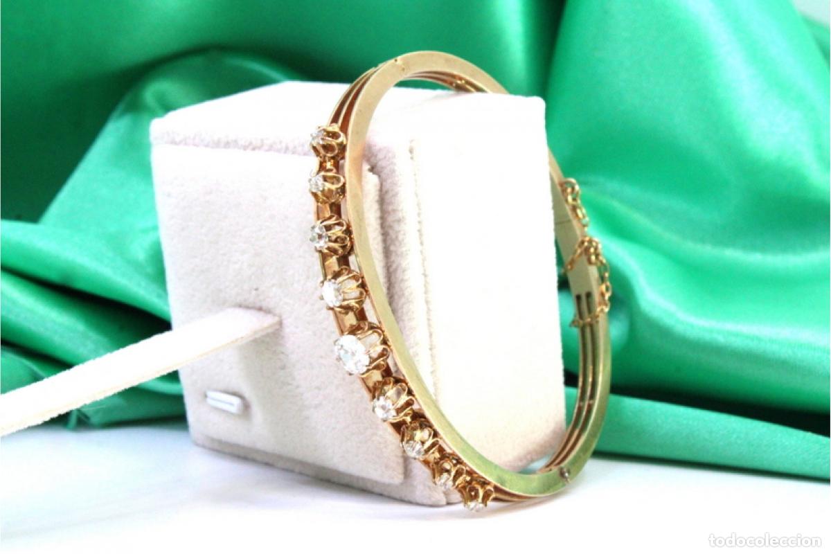 Joyeria: Pulsera de oro de 19,2 quilates con diamantes - Foto 4