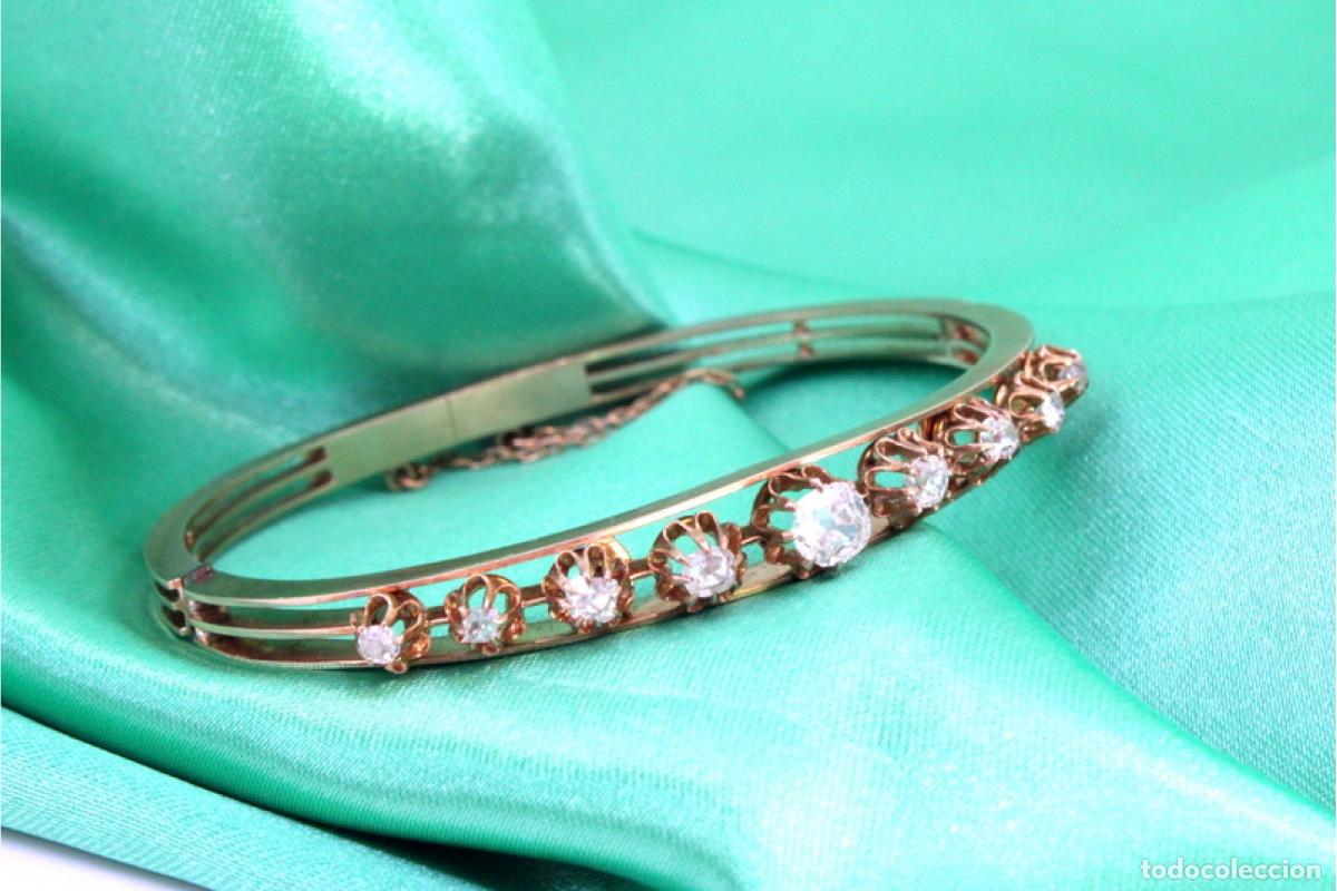 Joyeria: Pulsera de oro de 19,2 quilates con diamantes - Foto 6