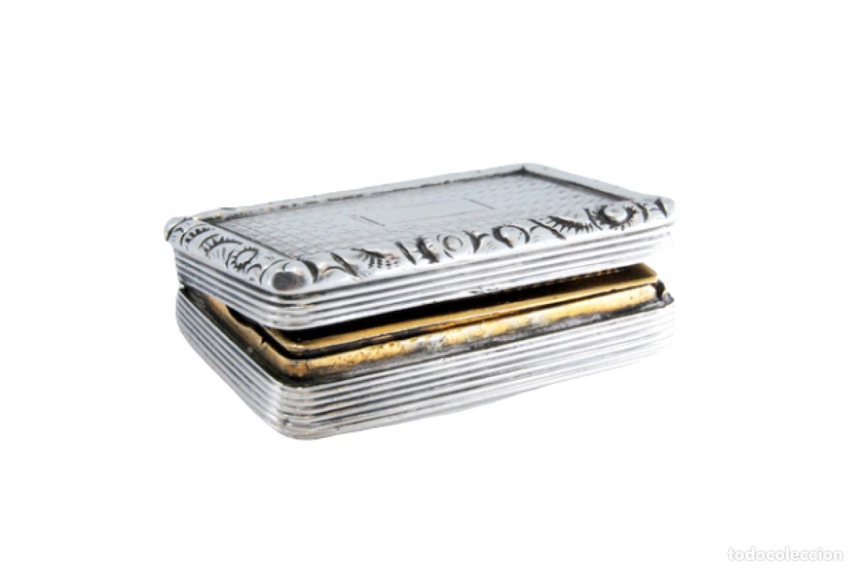 Schmuck: Caja de vinagreta de oro y plata, del reinado de Jorge IV.