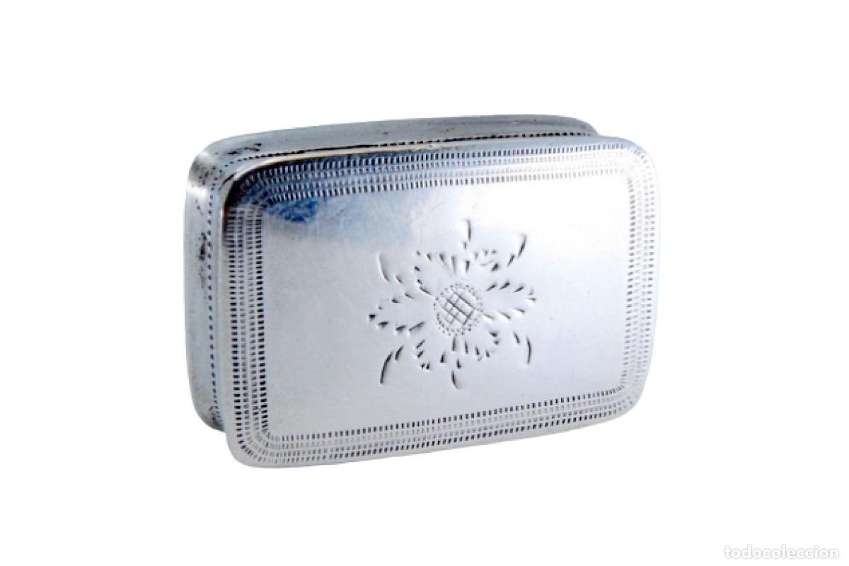 Schmuck: Caja de vinagreta de oro y plata, del reinado de Jorge IV.