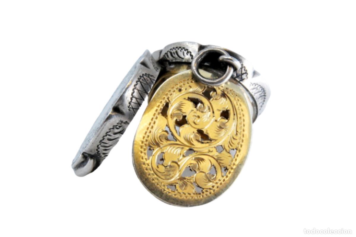 Schmuck: Caja de vinagreta de oro y plata, del reinado de Jorge IV.