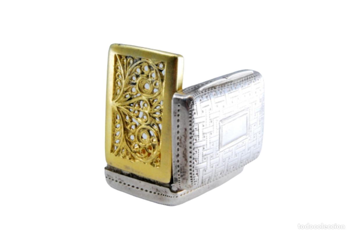 Schmuck: Caja de vinagreta de oro y plata, del reinado de Jorge IV.