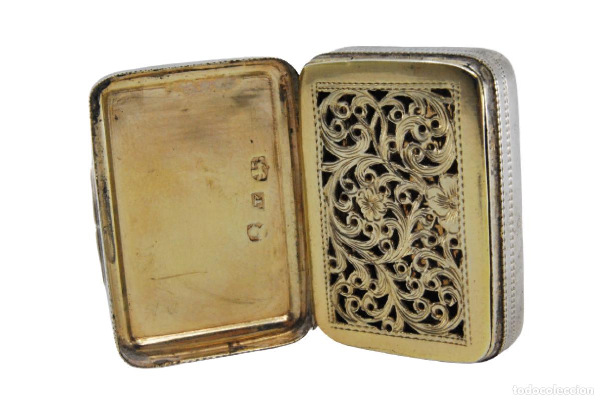 Schmuck: Caja de vinagreta de oro y plata, del reinado de Jorge IV.